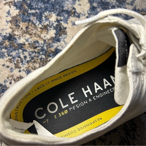 Cole Haan Grandpro Rally Canvas White Court Sneakers Size 11 - Picture 10 of 13